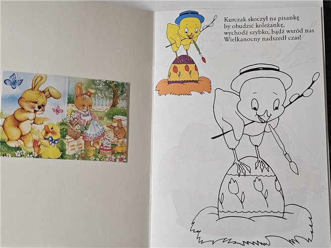 kolorowanka na Wielkanoc  14 cm x 20,5 cm  14968964236 16910874277
