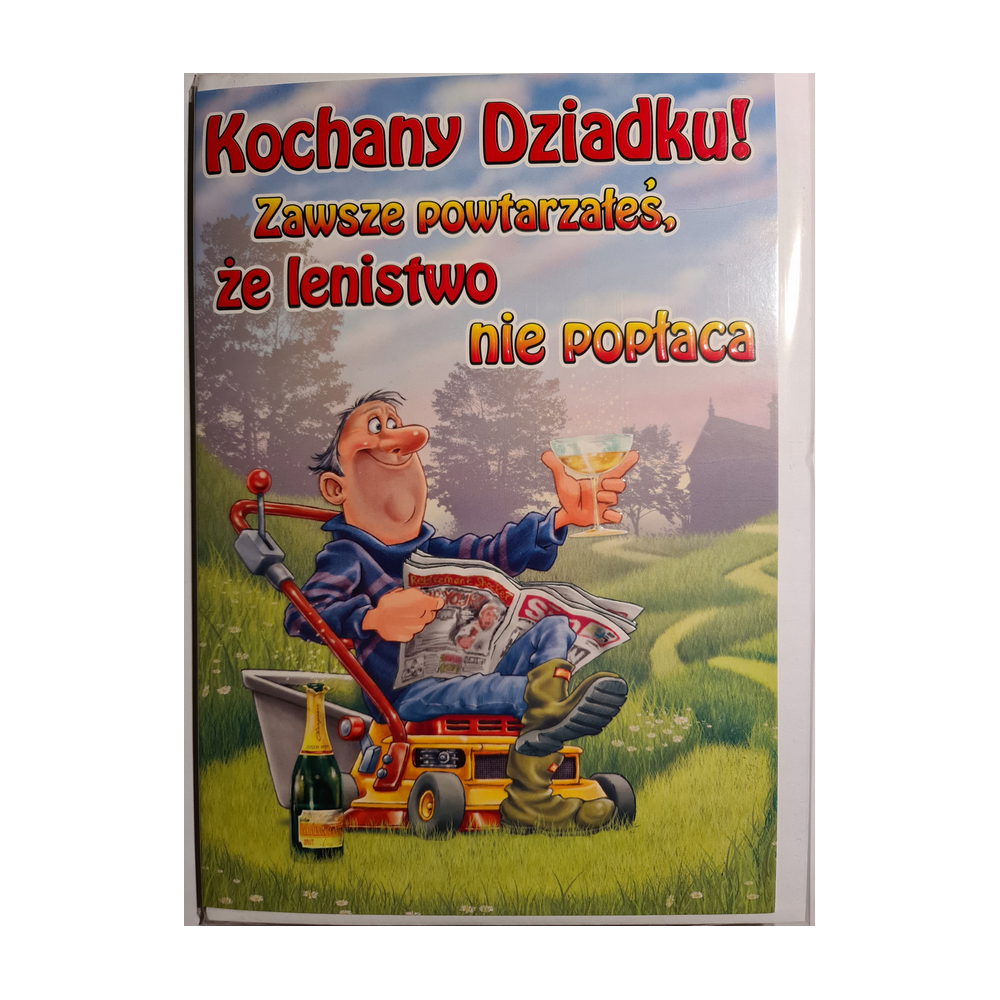 DZIEŃ DZIADKA kartka karnet NA DZIEŃ DZIADKA 15,5 cm *22,5 cm  10007357118 16897829231