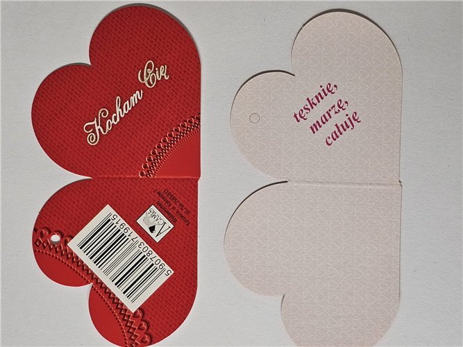 zawieszki przywieszki bileciki na paczki  6 x 6 cm 14972992566