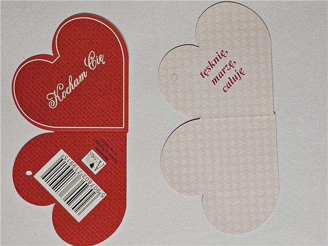 zawieszki przywieszki bileciki na paczki  6 x 6 cm 14973000533