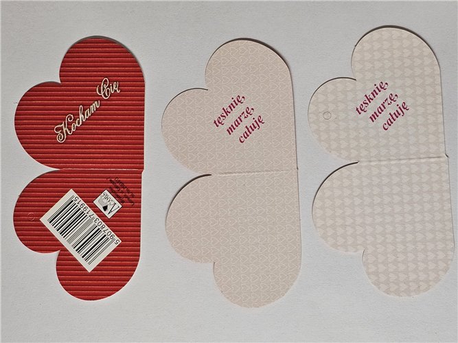 zawieszki przywieszki bileciki na paczki  6 x 6 cm 14973001677