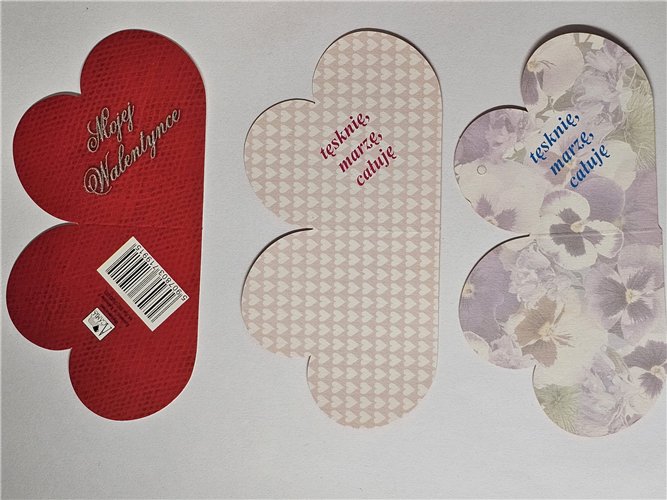 zawieszki przywieszki bileciki na paczki   7,7 x 7,5 cm 14973027494