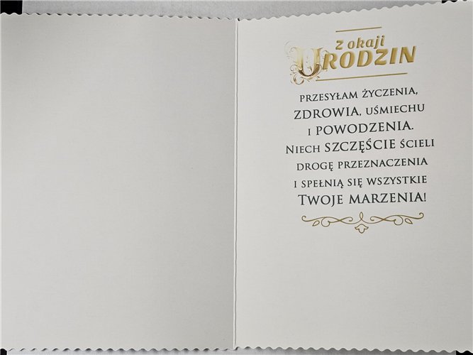 Kartki urodzinowe kartka urodzinowa karnet  11,7 cm *16,5 cm 15008077611