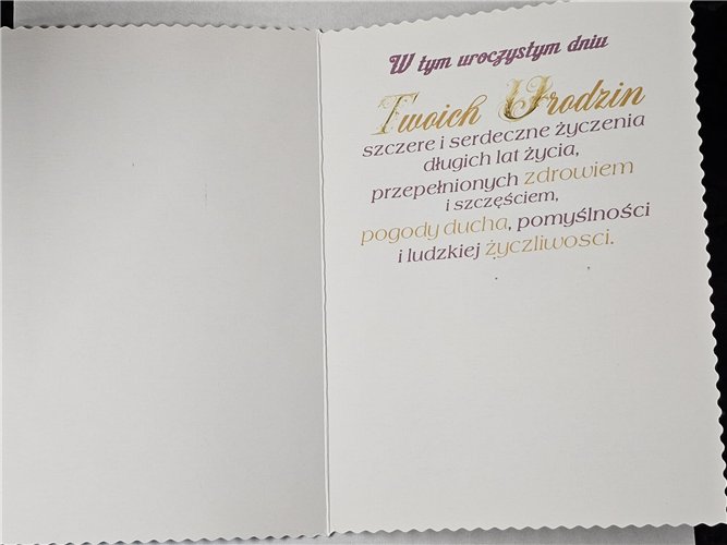 Kartki urodzinowe kartka urodzinowa karnet  11,7 cm *16,5 cm 15008086507