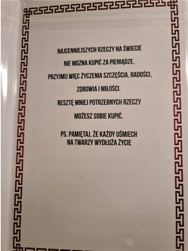 kartka urodzinowa na 50 lat z dołączoną zdrapką 13 cm *20,5 cm 11289921930