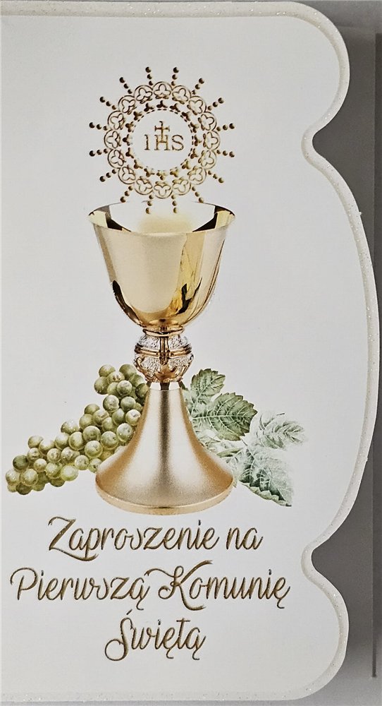 zaproszenia na Komunie Świetą 10 cm *16,7 cm 15008145244 zaproszenia na Komunie Świetą 10 cm *16,7 cm 15008145244