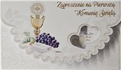 zaproszenia na Komunie Świetą 10 cm *16,7 cm 15008148772