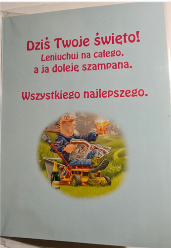 DZIEŃ DZIADKA kartka karnet NA DZIEŃ DZIADKA 15,5 cm *22,5 cm  10007357118 16897829231