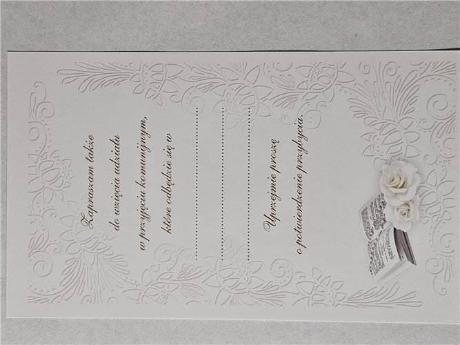 zaproszenia na Komunie Świetą 10 cm *16,7 cm 15008180465