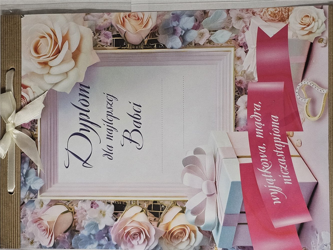 Dyplom dla Babci 21 cm x 26,5 cm 15008228810 Dyplom dla Babci 21 cm x 26,5 cm 15008228810