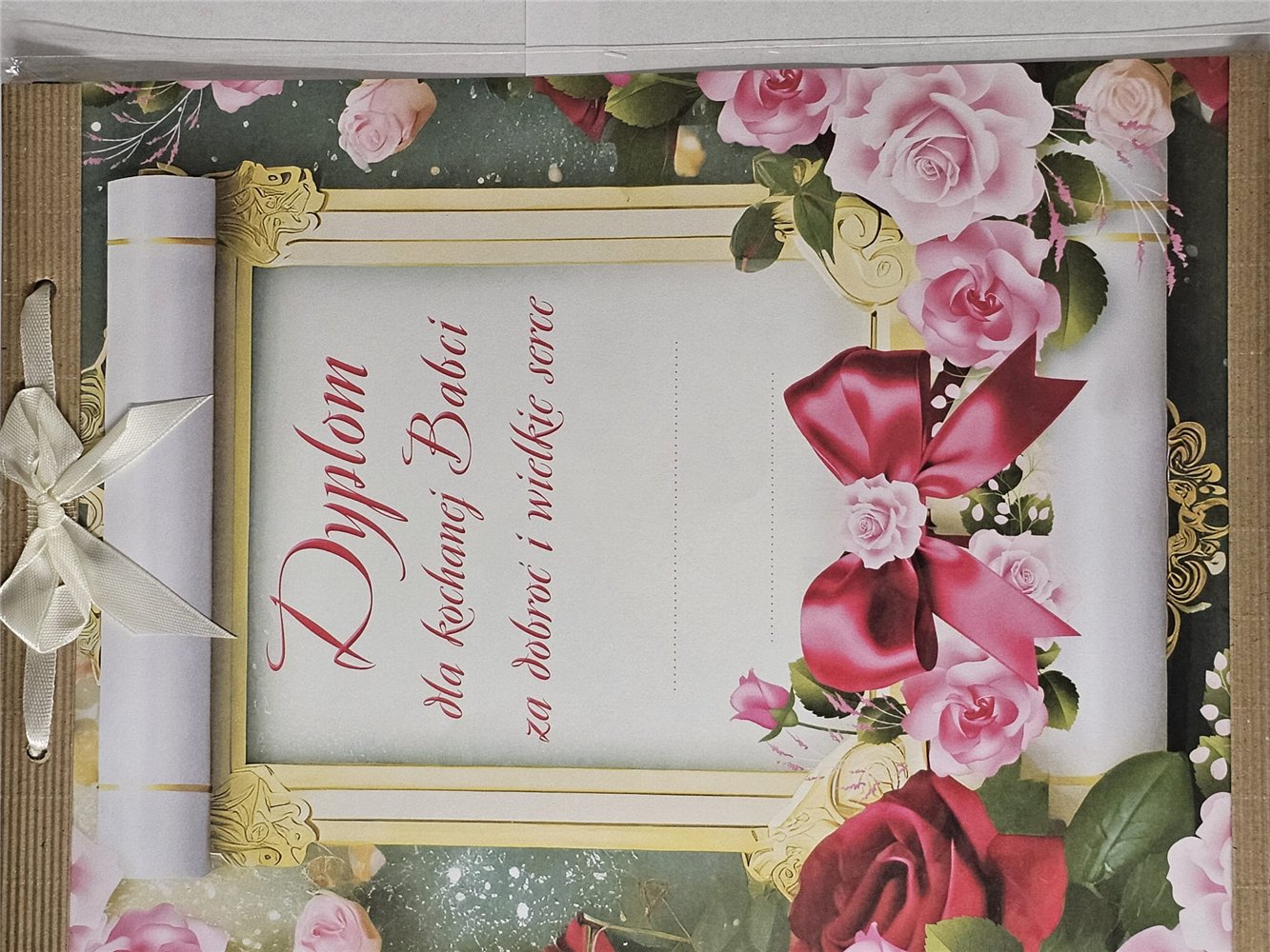 Dyplom dla Babci 21 cm x 26,5 cm 15008239778 Dyplom dla Babci 21 cm x 26,5 cm 15008239778
