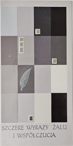 z wyrazami szczerego żalu, kondolencje 10,5 cm *20 cm 15012665335