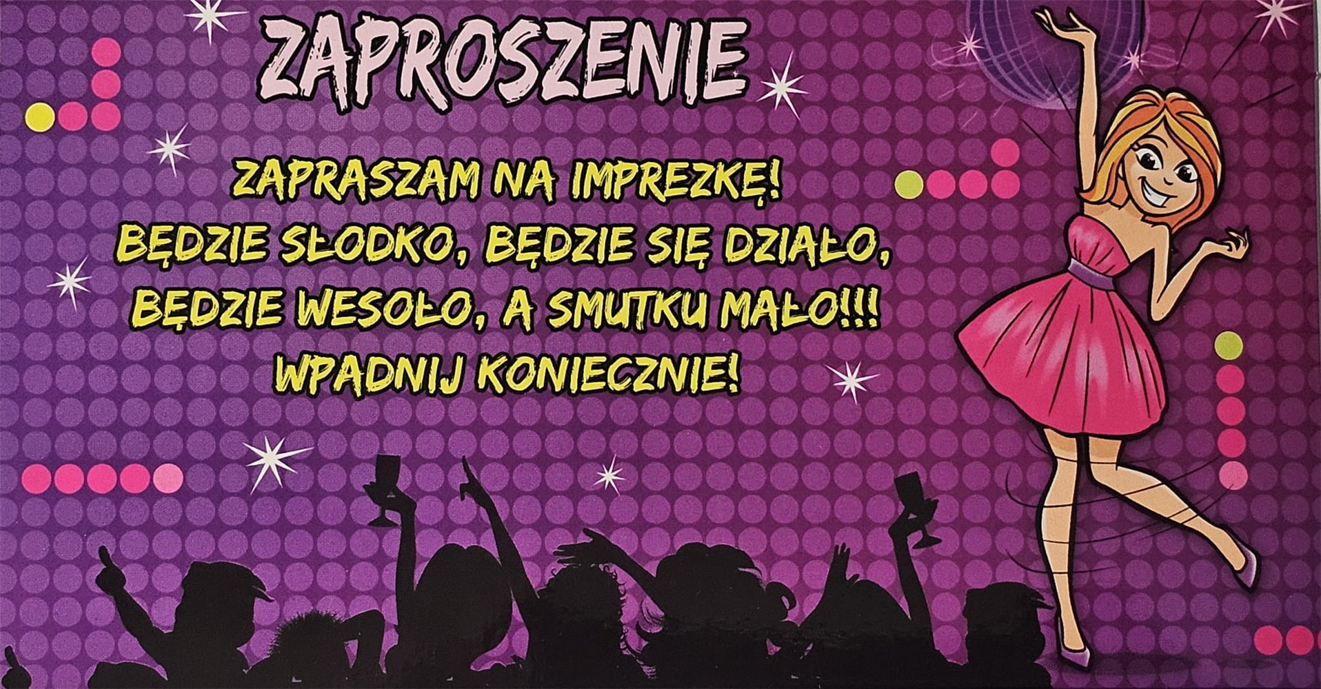 zaproszenia na urodziny dziecka  9 cm *17 cm 15095061009