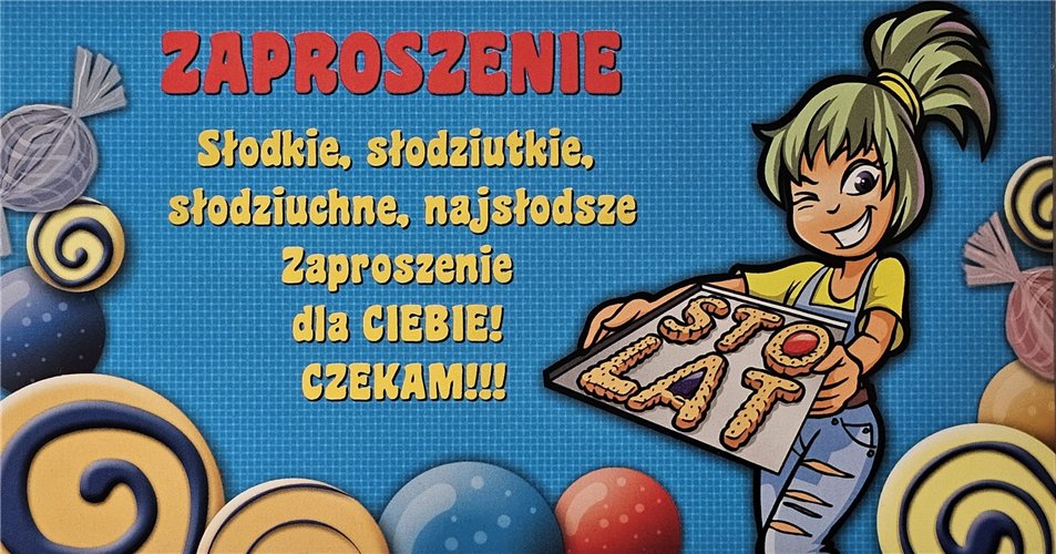 zaproszenia na urodziny dziecka  9 cm *17 cm 15095074743