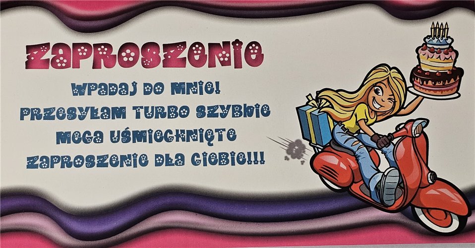 zaproszenia na urodziny dziecka  9 cm *17 cm 15095077951