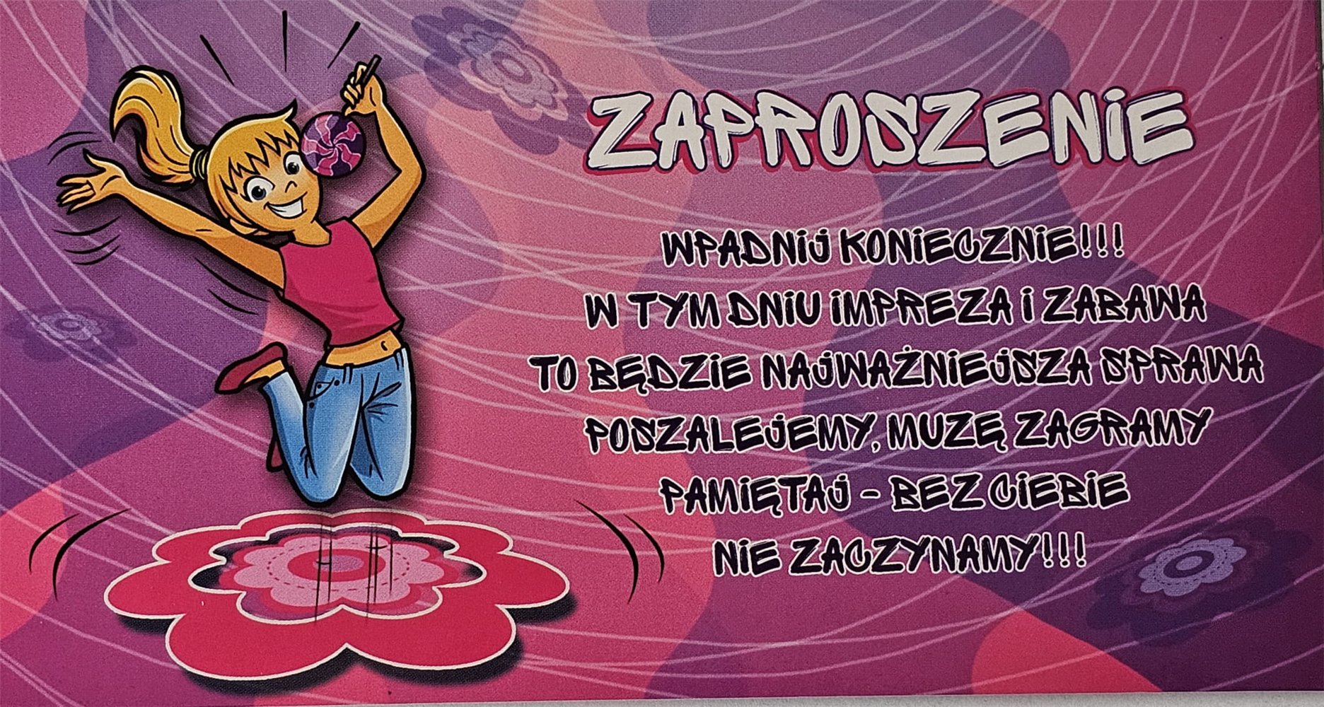 zaproszenia na urodziny dziecka  9 cm *17 cm 15095082775