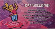 zaproszenia na urodziny dziecka  9 cm *17 cm 15095082775
