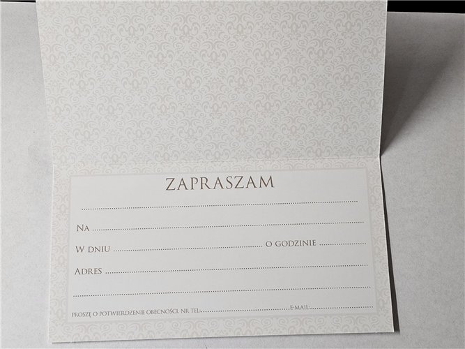 zaproszenia uniwersalne  9 cm *17 cm 16897833191