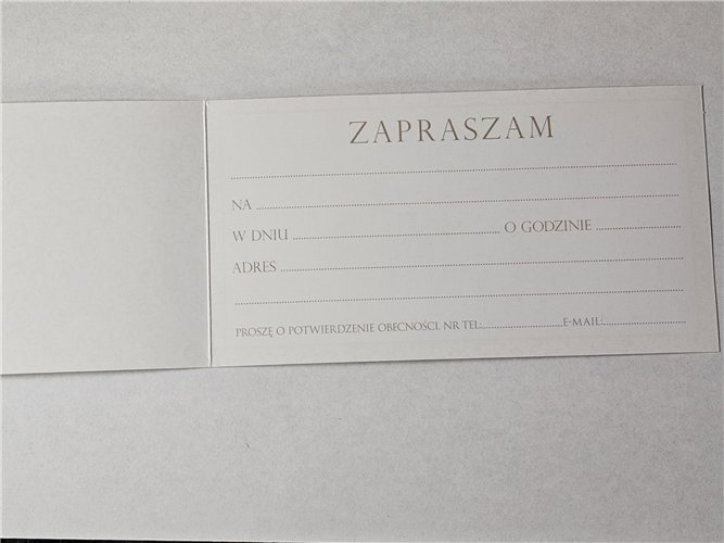 zaproszenia uniwersalne  9 cm *17 cm 16897833211