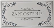 zaproszenia uniwersalne  9 cm *17 cm 15095102635