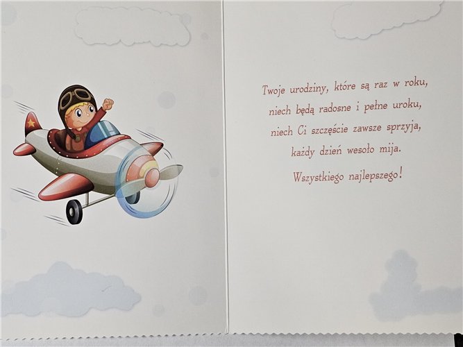 Kartki urodzinowe dla dziecka kartka urodzinowa  11,8 cm *17 cm 15129337509