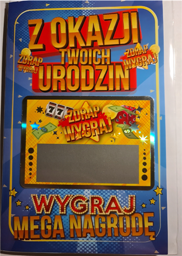 Kartki urodzinowe kartka urodzinowa WESOŁE Zabawna  13 cm *20,5 cm 11289942278