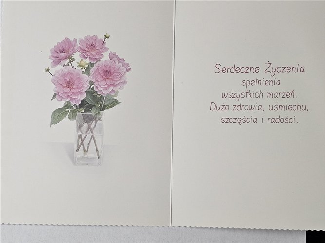 Kartki urodzinowe kartka urodzinowa karnet   12 cm *16,5 cm 15129427202