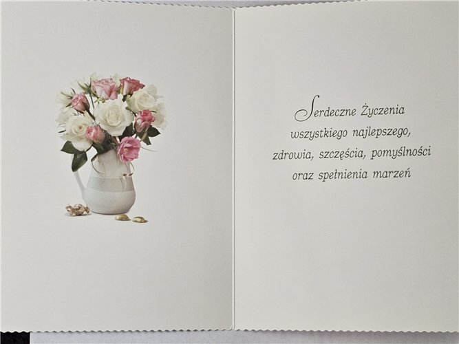 Kartki urodzinowe kartka urodzinowa karnet   12 cm *16,5 cm 15129439039
