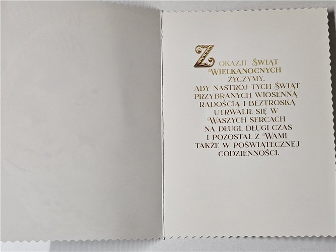 Kartka Wielkanocna Kartki wielkanocne  11,9 cm *16,2 cm 15153689970