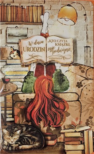 Kartki urodzinowe kartka urodzinowa WESOŁE Zabawna  13 cm *20,4 cm 15153727133