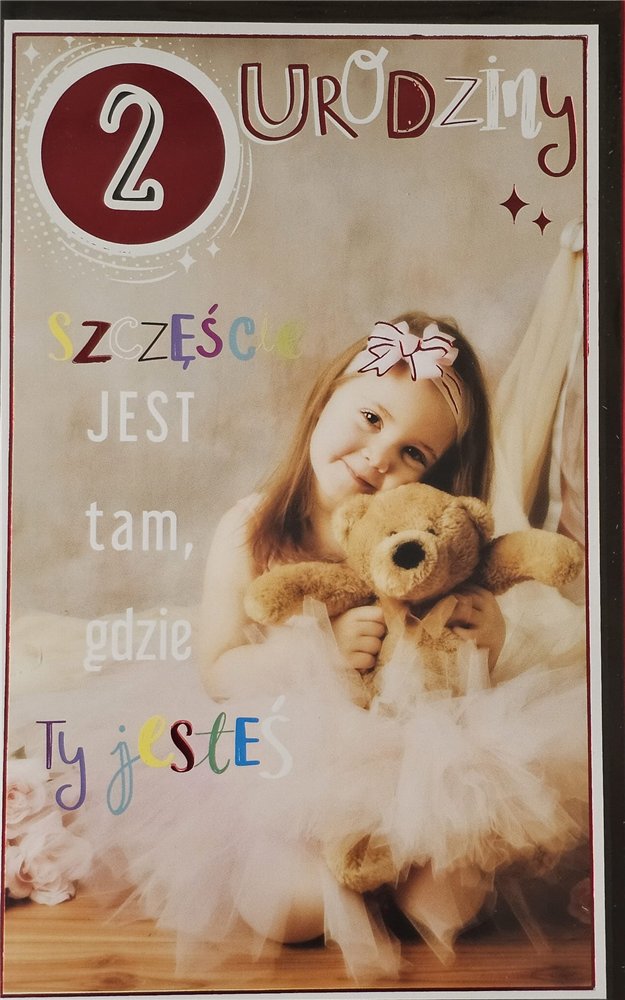 Kartki urodzinowe dla dziecka kartka urodzinowa 2  13 cm *20,4 cm 15153745737