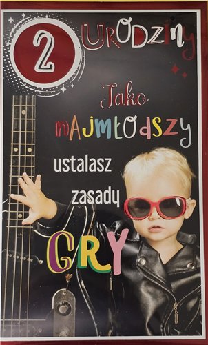 Kartki urodzinowe dla dziecka kartka urodzinowa 2  13 cm *20,4 cm  15153749555