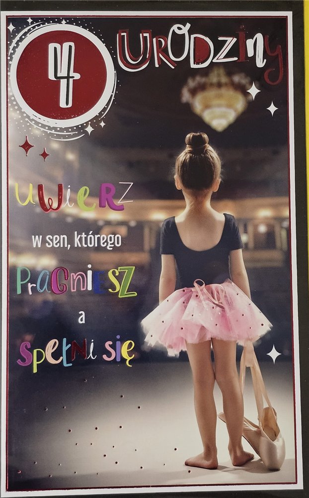 Kartki urodzinowe dla dziecka kartka urodzinowa 4  13 cm *20,4 cm  15153760075