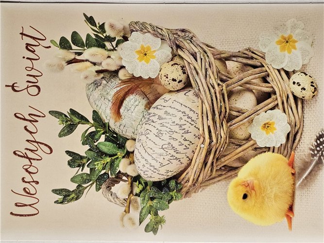 pocztówki Pocztówka Wielkanocna  14,8 cm *10,5 cm 16897830237