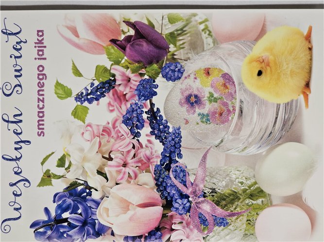 pocztówki Pocztówka Wielkanocna  14,8 cm *10,5 cm 16897829696