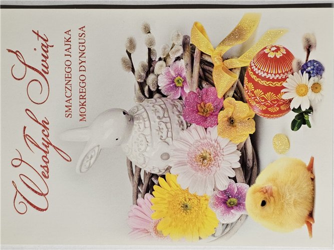 pocztówki Pocztówka Wielkanocna  14,8 cm *10,5 cm 16897829838