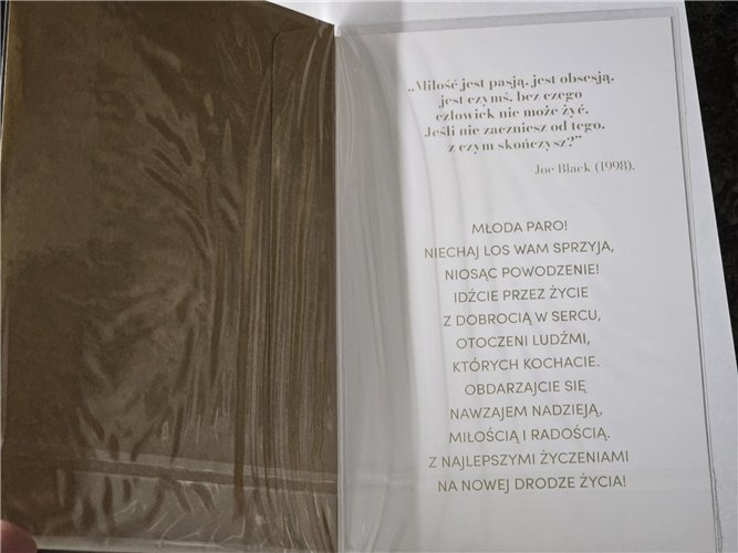 pamiątka na ślub, kartka na ślub, pocztówka ślubna 13 cm *20,4cm 15379614390