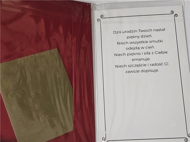 Kartki urodzinowe z wymienną cyfrą 13 cm *20,4 cm 15379668056