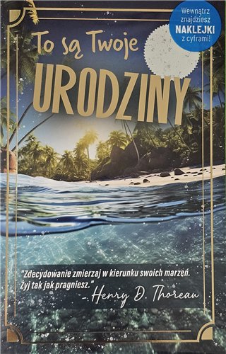 Kartki urodzinowe z wymienną cyfrą 13 cm *20,4 cm 15379670169