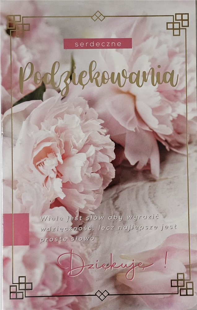 Kartki z okazji podziękowanie, okolicznościowe 13 cm *20,5 cm 15379786465