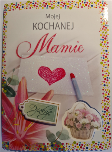kartki na dzień Mamy, Kartki na Dzień Matki  11,7 cm *16,5 cm 11955903156