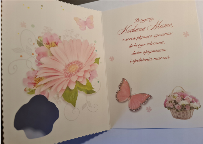 kartki na dzień Mamy, Kartki na Dzień Matki  11,7 cm *16,5 cm 11955903156