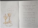 Książeczka na na komunie Św., pamiątka na Komunie 14 cm *20 cm 15379828402