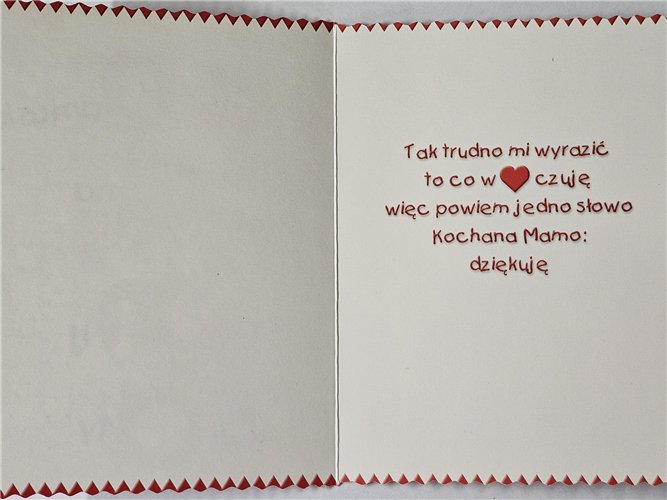 kartki na dzień Mamy, Kartki na Dzień Matki  11,7 cm *16,5 cm 15411157606