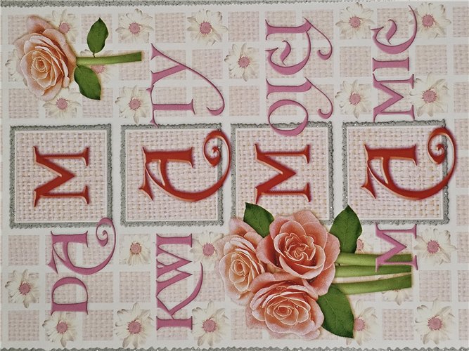 kartki na dzień Mamy, Kartki na Dzień Matki  11,7 cm *16,5 cm 15411163543