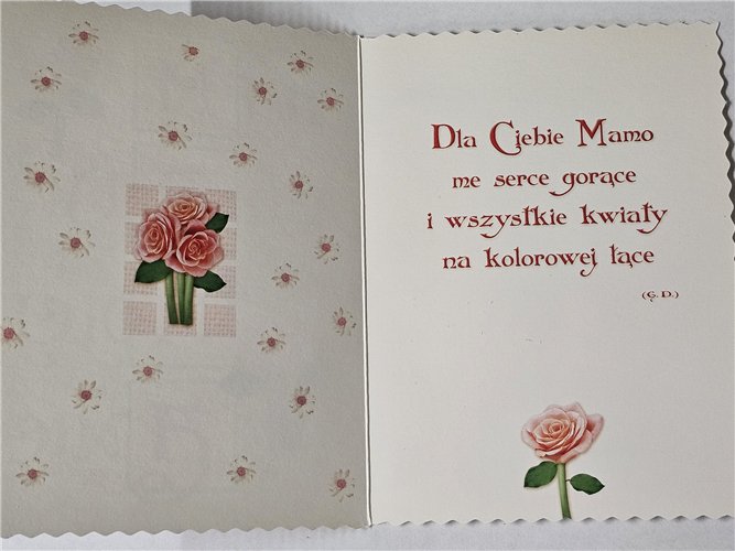 kartki na dzień Mamy, Kartki na Dzień Matki  11,7 cm *16,5 cm 15411163543