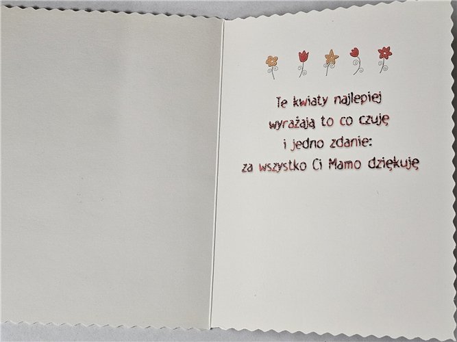 kartki na dzień Mamy, Kartki na Dzień Matki  11,7 cm *16,5 cm 15411166257