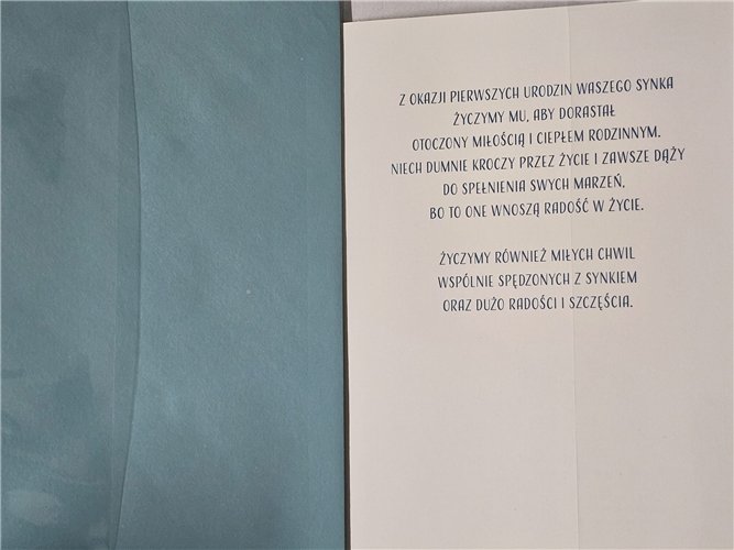 Kartki urodzinowe na roczek pierwsze urodziny 11,5 cm *16,5 cm 15411241999