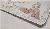 ZAPROSZENIE NA CHRZEST ŚWIĘTY 10 cm *16,5 cm 15411328478