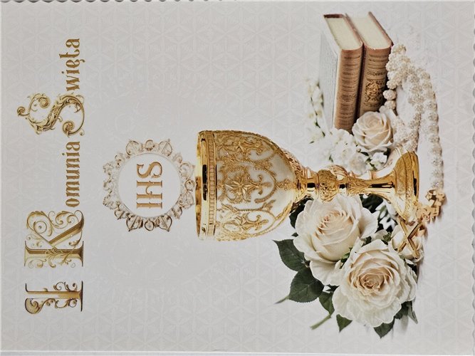 Pamiątka pierwszej Komunii Świetej   12 cm *17 cm 17306040676